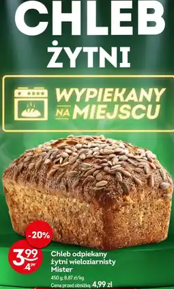 Żabka Chleb odpiekany żytni wieloziarnisty Mister oferta
