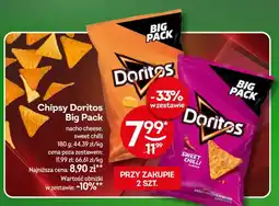 Żabka Chipsy Doritos Big Pack nacho cheese, sweet chilli oferta