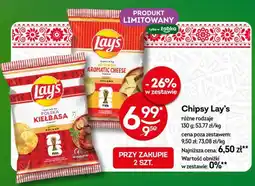 Żabka Chipsy Lay's różne rodzaje oferta