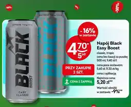 Żabka Napój Black Easy Boost classic, tropic oferta