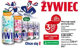 Żabka Piwo lub napój piwny Żywiec różne rodzaje puszka oferta