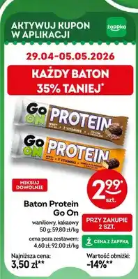 Żabka Baton protein go on waniliowy, kakaowy oferta