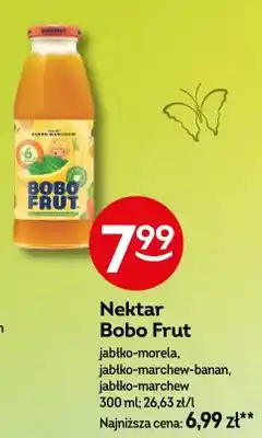 Żabka Nektar Bobo Frut jabłko-morela, jabłko-marchew-banan, jabłko-marchew oferta
