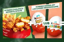 Żabka Chrupbox + jajko kinder joy oferta