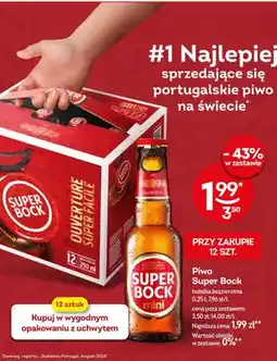 Żabka Piwo Super Bock mini butelka bezzwrotna oferta