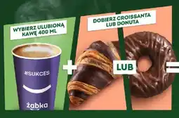 Żabka Croissant lub donut + kawa 400ml oferta