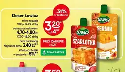 Żabka Deser Łowicz różne rodzaje oferta