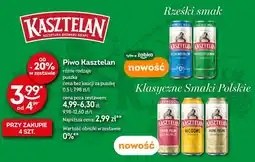 Żabka Piwo Kasztelan różne rodzaje puszka oferta