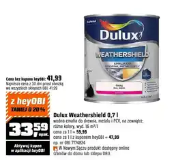OBI Farba Dulux Weathershield oferta