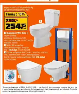 OBI Kompakt WC Kier II odpływ poziomy oferta
