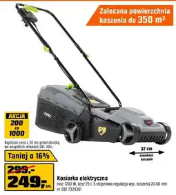 OBI Kosiarka elektryczna moc 1200 w oferta