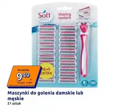 Action Maszynki do golenia damskie lub męskie 21szt oferta