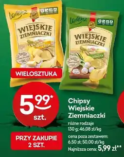 Żabka Chipsy Wiejskie ziemniaczki różne rodzaje oferta