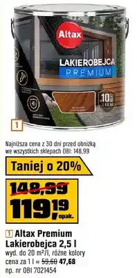 OBI Farba Altax Premium Lakierobejca oferta