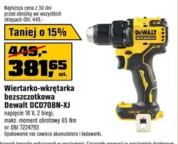 OBI Wiertarko-wkrętarka bezszczotkowa oferta