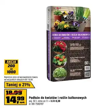 Ziemia do kwiatów i roślin balkonowych