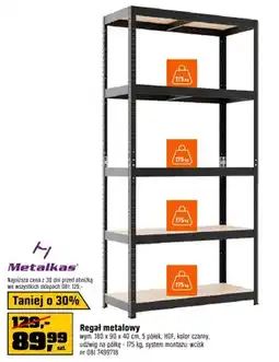 OBI Regał metalowy 180x90x40cm oferta