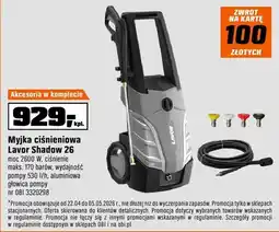 OBI Myjka ciśnieniowa Lavor Shadow 26 oferta