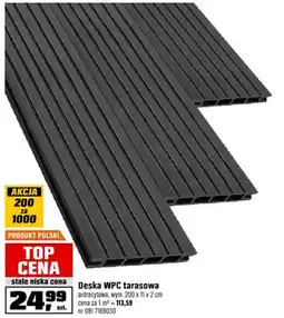 OBI Deska wpc tarasowa antracytowa oferta
