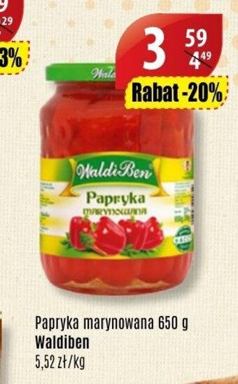 API MARKET Papryka marynowana 650g oferta