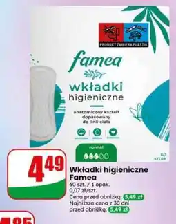 Dino Wkładki higieniczne Famea oferta