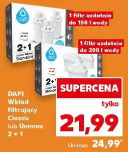 Kaufland DAFI Wkład filtrujący Classic lub Unimax 2 + 1 oferta
