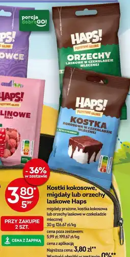 Żabka Kostki kokosowe, migdały lub orzechy laskowe Haps oferta