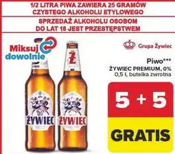 Carrefour Market Piwo ŻYWIEC PREMIUM, 0% oferta