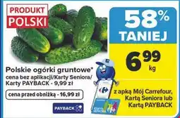 Carrefour Market Polskie ogórki gruntowe oferta