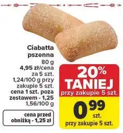 Carrefour Market Ciabatta pszenna oferta