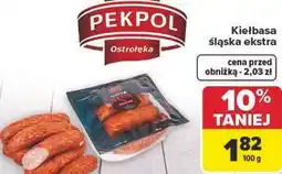 Carrefour Market Kiełbasa śląska ekstra oferta