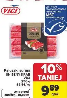 Carrefour Market Paluszki surimi ŚNIEŻNY KRAB VICI oferta