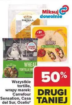 Carrefour Market Wszystkie tortille, wrapy oferta