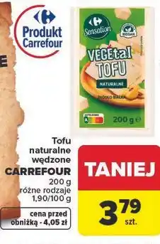 Carrefour Market Tofu naturalne wędzone CARREFOUR oferta