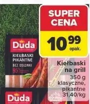 Carrefour Market Kiełbaski na grill pikantne Duda oferta