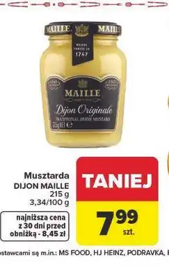 Carrefour Market Musztarda DIJON MAILLE oferta