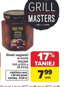 Carrefour Market Śliwki węgierki w occie ROLNIK oferta