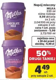 Carrefour Market Napój mleczny MILKA oferta
