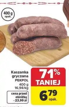 Carrefour Market Kaszanka gryczana PEKPOL oferta