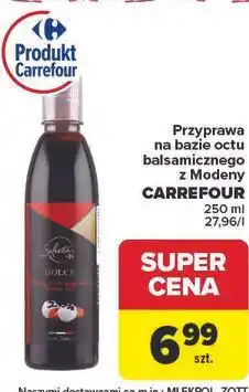 Carrefour Market Przyprawa na bazie octu balsamicznego z Modeny CARREFOUR oferta