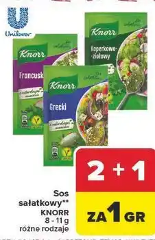Carrefour Market Sos sałatkowy** KNORR oferta