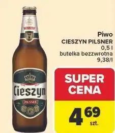 Carrefour Market Piwo CIESZYN PILSNER oferta