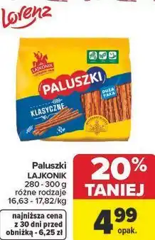 Carrefour Market Paluszki LAJKONIK oferta