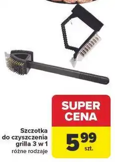 Carrefour Market Szczotka do czyszczenia grilla 3 w 1 oferta