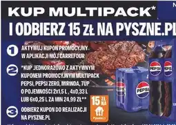 Carrefour Market Multipack Pepsi, Pepsi Zero, Mirinda, 7UP oferta