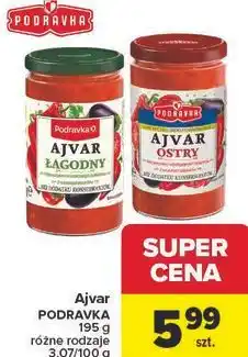 Carrefour Market Ajvar PODRAVKA 195 g różne rodzaje oferta