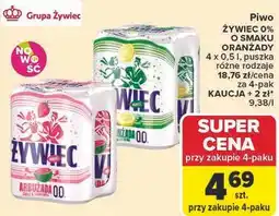 Carrefour Market Piwo ŻYWIEC 0% O SMAKU ORANŻADY oferta