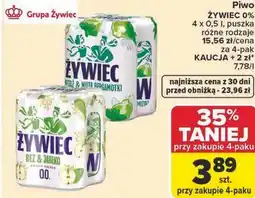 Carrefour Market Piwo ŻYWIEC 0% oferta