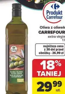 Carrefour Market Oliwa z oliwek CARREFOUR extra virgin oferta