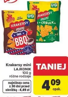 Carrefour Market Krakersy mini LAJKONIK oferta